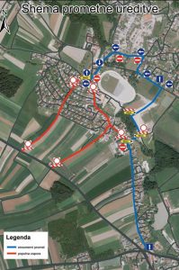 Enosmerni promet v Komendi